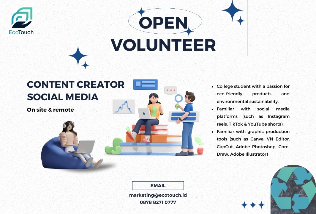 Content Creator Socmed (Volunteer/Internship)